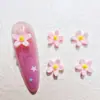 Primavera y Verano Más Vendidos Dulces y Sencillos Flor de Cinco Pétalos Arte de Uñas Pendientes Versátiles Pasadores de Pelo Uñas Portátiles Accesorios DIY Venta al por Mayor