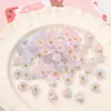 Colgante de lirio del valle de vidrio de 11 mm con charm colgante, materiales DIY hechos a mano para hacer pulseras, collares y joyería con cuentas