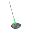 Nueva Mopa Giratoria Autoescurrible Manos Libres, Doble Uso para Limpieza Húmeda y Seca, Exprimidor de Agua en un Segundo, Cabezal de Mopa de Fibra, Almacenamiento Vertical para Uso Doméstico