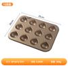 Molde para Pastel de Arroz con Mantequilla 6/9/12 Incluso Pastel de Arroz con Mantequilla Casero Rojo de Internet Herramienta de Castaña Antiadherente Molde para Hornear Snacks Antiadherente