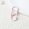 Mosquetón de Hebilla de Resorte de Doble Cabeza en Forma de S de Aleación Pintada Hebilla en Forma de 8 Accesorios para Joyería DIY Llavero Hebilla para Bolso Regalo de Recuerdo
