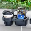 Caixa de Armazenamento Multifuncional para Celular de Ré para Carro Porta-Chaves Suporte de Copo para Itens Diversos na Janela/Porta Lateral do Carro Prateleira de Armazenamento para Janela do Carro