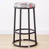 Silla de Barra, Taburete de Barra Redondo, Taburete de Barra KTV de Hierro Forjado, Taburete de Mostrador para Tienda de Teléfonos Móviles, Silla Alta Comercial