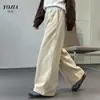 Pantalones Deportivos YOJIA para Niñas Primavera y Otoño 2026 Nueva Moda Sueltos Rectos para Niños Mayores, Pantalones de Otoño para Niños