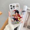Funda para Teléfono One Piece Luffy Ace Iphone17Pm Moderna Genial Anti-Caídas Dura Imd Apple 16Pro Modelo para Hombre