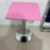 Mesa de Jantar Quadrada Branca Simples Moderna para Casa Apartamento Pequeno Loja de Chá com Leite Cafeteria Recepção de Negociação Varanda Mesa Redonda