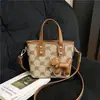 Bolso Cubo Estampado de Moda, Bolso Floral Sencillo para Mujer, Nuevo Bolso de Mano Versátil Tote 2025, Bolso de Hombro Cruzado