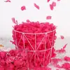 Pétalas de rosa artificiais decoração de declaração de casamento flores para jogar na mão proposta de Dia dos Namorados criar romance arranjo de quarto de casamento fonte