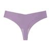 Fio Dental Sem Marca Cruzado Feminino Seda de Gelo Peça Única Esportes Fitness Yoga Invisível Europeu e Americano Sexy T-Calça Feminina Verão