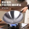 Venta al por mayor del fabricante Olla de Hierro Antigua Olla de Cocina para el Hogar Olla Fina de Hierro Sartén Antiadherente sin Recubrimiento Fondo Redondo Wok Wok de Chef