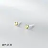 Billions of Girls # Brincos Coloridos de Prata Esterlina S925 com Strass Mini Ultra Pequenos Unhas de Osso da Orelha Piercing de Orelha para Mulheres Japonesas e Coreanas
