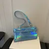 2026 Verão Nova Moda Elegante Couro Patenteado Alto Valor Nicho Texturizado Fivela de Cinto Simples Versátil Bolsa de Ombro de Mão Bolsa Transversal