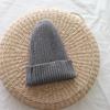 Chapéu Feminino de Lã Cor Sólida Ins Estudante Versátil Moda Tendência Chapéu de Tricô de Rua Outono e Inverno Quente Estilo Japonês