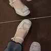 Zapatos de tacón alto tipo Mary Jane de punta redonda para mujer, tacón grueso, elegantes, adecuados para faldas y cheongsams, zapatos de boda estilo hada, zapatos para novia y dama de honor