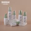 Shikai 40/60/80ml Garrafa oval para animais de estimação, espuma em formato especial, garrafa de mousse, reembalada, para cuidados pessoais, pequena garrafa de spray, garrafa cosmética