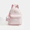 Luxe&Kitty Beige Grande Lujo Comercio Exterior Nuevo Estilo Mochila Original Gran Capacidad Hello Kitty Estudiante Bolsa Escolar