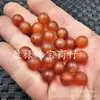 Ágata Vermelha Polpa Contas Redondas Jade Contas Soltas Calcedônia Fosca 10 mm Pulseira Colar Acessórios de Joias Contas Atacado