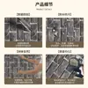 Paneles de pared autoadhesivos, pegatinas de pared tipo azulejo con aspecto de mármol, revestimiento de pared impermeable y a prueba de humedad para baños, paneles de aluminio y plástico para ocultar imperfecciones