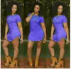 2024 Verano Nuevo Aliexpress Ropa para Mujer Escote en U Abertura Manga Corta Estilo Europeo y Americano Vestido Bodycon Sexy en Múltiples Colores