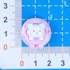 Salvavidas inflable de dibujos animados brillante animal pegamento crema casero DIY accesorios de resina al por mayor cuerda para el cabello horquilla decoración funda para teléfono