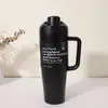 Bestseller transfronterizo: Taza con asa estilo Ouala, taza térmica de acero inoxidable 304, botella de agua deportiva de gran capacidad estilo dopamina