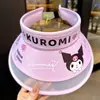 Sombrero de verano para niños con protección solar, parte superior abierta, transpirable, ala ancha, protección UV, con ventilador, estilo delgado