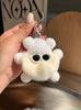 Pele de Coelho Rex Pequenos Briquetes Bolsa Pingente Mochila Coisas Feias Boneco Pingente Desenho Animado Boneco Chaveiro de Carro Macio e Fofo