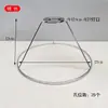 Suporte de Luminária Sino de Vento de Concha Pendurado Suporte Perfurado de Múltiplas Camadas Luminária de Mesa DIY Luminária Pendente Cristal Francês Madre-pérola Luminária de Teto com