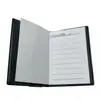 Cuaderno de cuero negro para negocios, multi-especificación, agenda de oficina, popular en el mundo, cuaderno de imitación de cuero