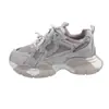 Tênis Chunky Monstro Pai Moda Feminina Verão Novo Versátil Malha na Superfície Sola Plataforma Aumenta Altura Casual Esportivo