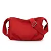 Bolsa Transversal Multicamadas Feminina 2026 Verão Novo Estilo Bolsa Casual Feminina Bolsa Leve de Tecido de Nylon Ombro Único Transversal para Mulheres