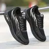 Sapatos Masculinos Primavera Novo Estilo Coreano Tênis de Corrida Comércio Exterior Transfronteiriço Novos Sapatos Masculinos Leve Respirável Solado Macio Sapatos Esportivos