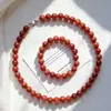 Conjunto de Colar e Pulseira Corrente para Clavícula Design Areia Dourada de Alta Qualidade 10mm