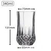 Vaso de Whisky Clásico Mini Copa de Diamante Vidrio Espesado para Licores Juego de Cristalería Vaso de Cerveza Transfronterizo