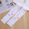 Mangas de seda helada para protección solar de verano para mujer, lindos estampados de dibujos animados, protección UV para conducir y andar en bicicleta, al por mayor