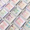 Nuevas Calcomanías de Uñas para Niños en Caja Dibujos Animados Lindas Parche Tridimensional para Arte de Uñas Corazón de Niña Herramientas para Arte de Uñas