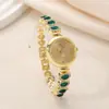 Pulsera Reloj Popular para Estudiantes de Comercio Exterior, Reloj de Mujer Incrustado con Diamantes, Pulsera Reloj de Joyería de Lujo Ligero, Moda Completa en Diamantes al por Mayor