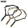 Correa Táctica de Nylon Estilo Americano Correa de Cuerda Táctica de un Solo Punto Deportes al Aire Libre Cruzada Nylon Elástico Cuerda para Pistola Correa de Seguridad