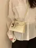Bolsa Pequena Transfronteiriça com Padrão de Crocodilo para Mulheres 2026 Nova Moda Primavera Bolsa de Mão Bolsa de Ombro Versátil de Alta Qualidade Bolsa Transversal