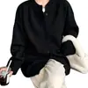 Cardigã de tricô macio e aconchegante de caimento solto estilo japonês para mulheres, novo casaco suéter de outono e inverno com design único, disponível para encomenda personalizada