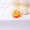 Acessórios de Resina para Joias DIY Enfeites para Micro Paisagismo Comida de Conveniência Brinquedo Fruta Pequena Laranja Pequena Material Feito à Mão