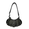Bolso hobo de diseño vintage transfronterizo 2026, bolso de hombro de moda de nicho para el día a día, bolso cruzado para mujer