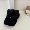 Gorra de Béisbol Esponjosa Estilo Coreano con Orejas de Conejo para Niñas, Sombrero de Felpa Dulce Engrosado Cálido de Invierno