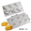 Molde de Silicona para Hornear Frutas Múltiples de 15 Cavidades Limón/6 Cavidades Mango Arándano Frambuesa/8 Cavidades Mousse de Coco