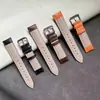 Correa de Cuero Lisa con Aguja de Piel de Vaca Suave Impermeable Multicolor Accesorios para Pulsera de Reloj Hebilla de Pin Tienda de Fábrica de Correas de Reloj