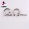 Venta Directa del Fabricante de Grilletes de Aparejo Conexión de Cable de Acero Grillete de Arco de Acero Inoxidable Calidad 304 Grillete Estándar Nacional