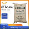PC Taiwan Chimei PC-110 moldagem por injeção de grau alimentício transparente resistente às intempéries recipiente iluminação partículas de plástico