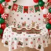 Soldado de Cuento de Hadas Navideño Estilo Bandera de Tirar de Cumpleaños Elementos de Postre Pancarta con Letras Adorno para Pastel Decoración