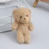 Venta al por mayor de fábrica de osos siameses, osos de peluche, osos de peluche, pequeños regalos, llavero colgante directo