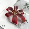 Flor de Lirio Silvestre Impresa en 3D Simulada Set para Salón de Bodas Decoración de Pared de Flores Paquete de Materiales para Broche de Pelo Hecho a Mano DIY Tocado